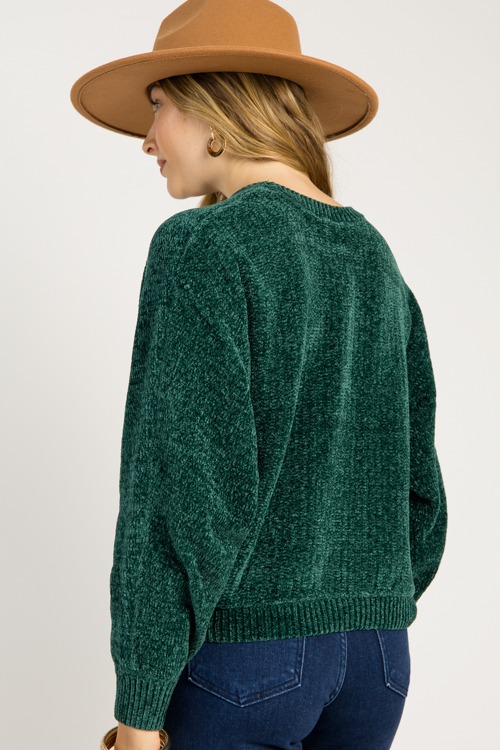 Blake Chenille Sweater, Dk Gree - 0924-53.jpg