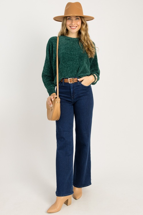 Blake Chenille Sweater, Dk Gree - 0924-54.jpg