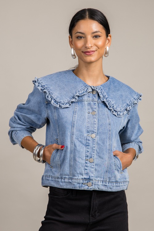 Ruffle Collar Denim Jacket - 0924-84.jpg