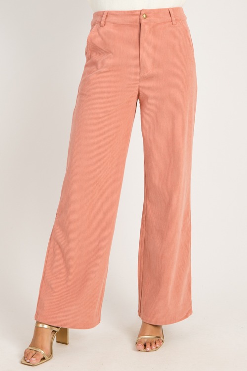 Corduroy Pants, Pink