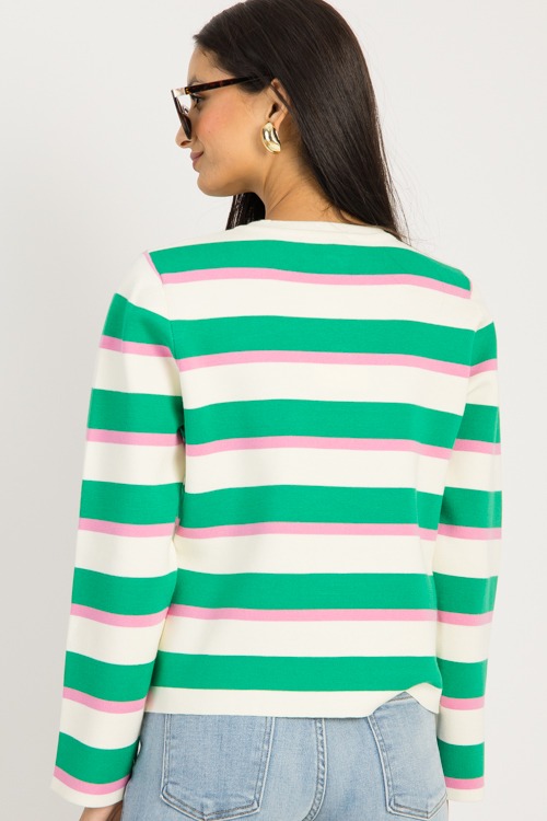 Stripe Button Cardigan, Green/P - 0924-96.jpg