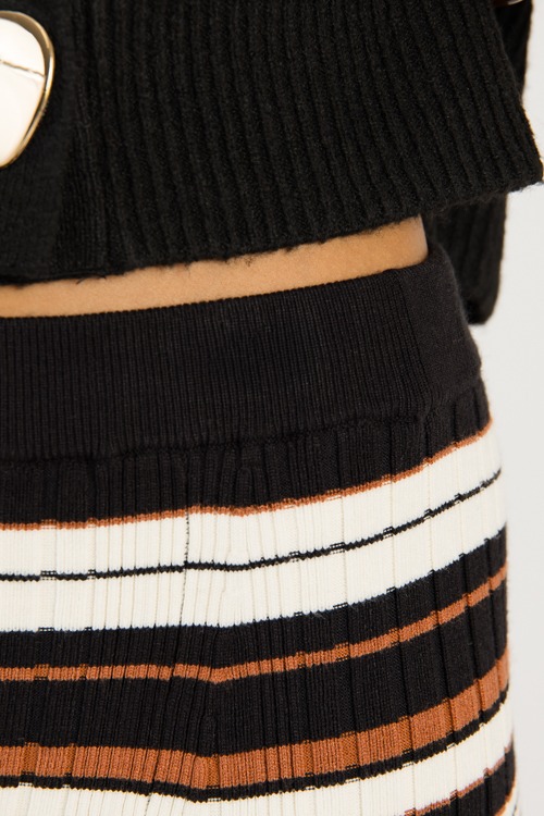 Stripe Sweater Maxi Skirt, Blac - 0925-120h.jpg