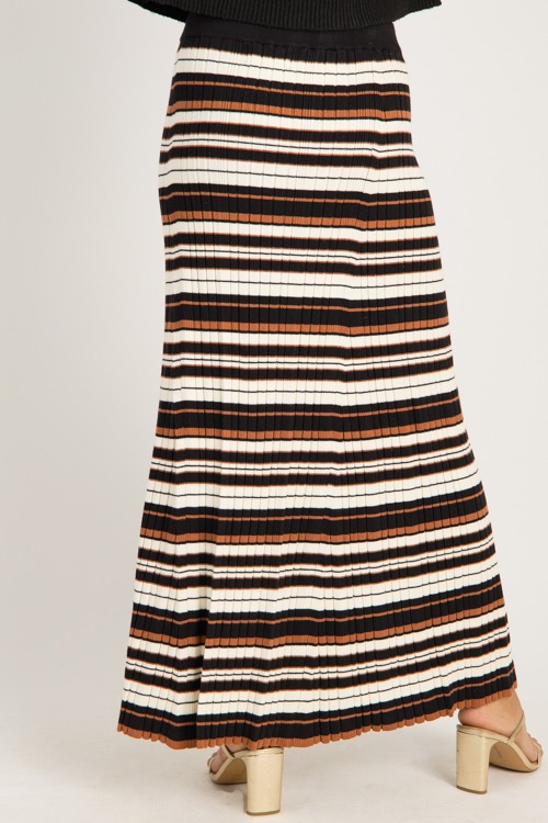 Stripe Sweater Maxi Skirt, Blac - 0925-122.jpg