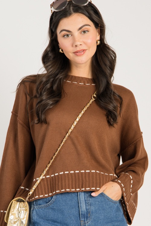 Dotted Line Sweater, Brown - 0925-40.jpg