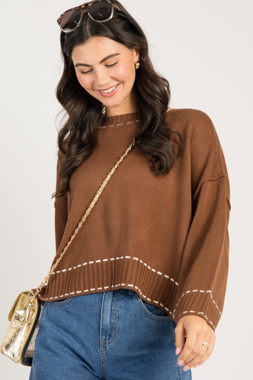 Dotted Line Sweater, Brown - 0925-41.jpg
