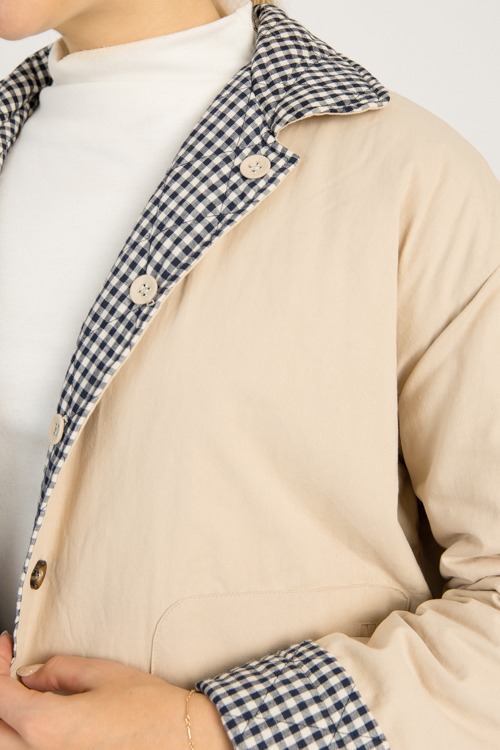 Reversible Plaid Coat, Taupe/Na - 0925-57.jpg