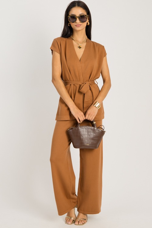 Cynthia Sweater Pants, Camel