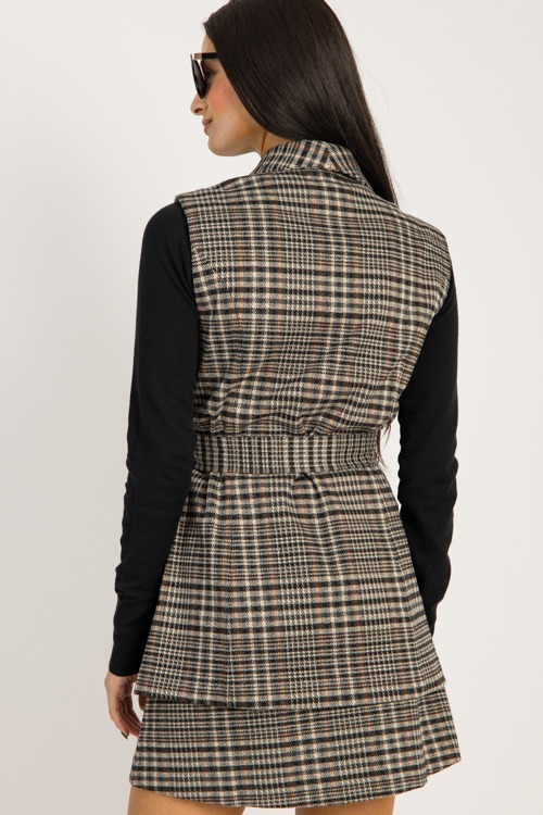 Plaid Belted Vest, Ivory/Black - 0925-96.jpg