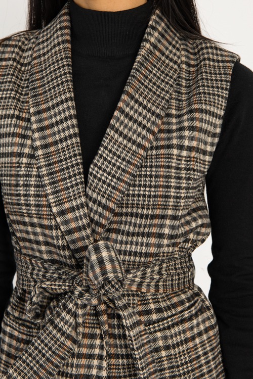 Plaid Belted Vest, Ivory/Black - 0925-97.jpg
