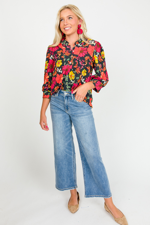Roxy Top, Vintage Petals