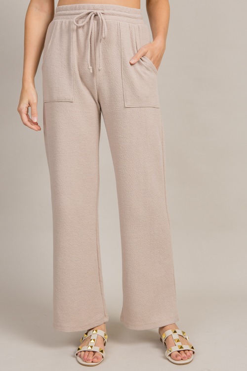 Cloud Knit Pants, Taupe