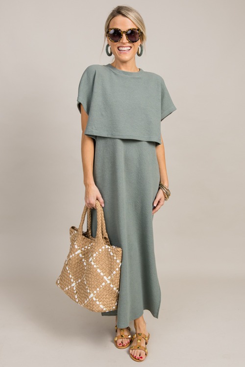 Cloud Knit Overlay Midi, Army - 0927-81p.jpg