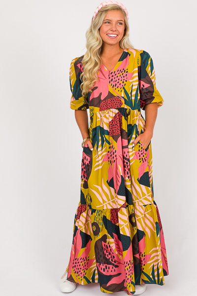 Molly Belted Maxi, Honey