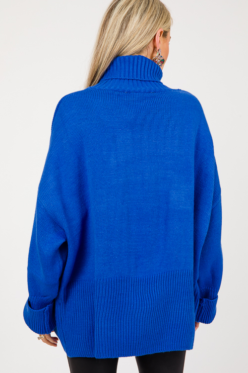 Folly Sweater, Cobalt