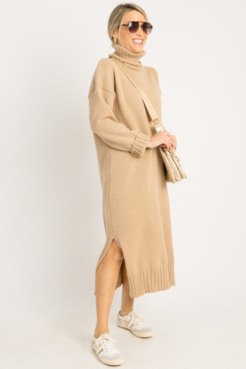 Melina Sweater Midi, Taupe