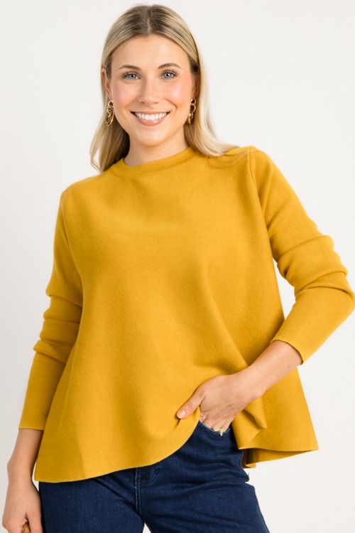 Aurora Sweater, Yellow