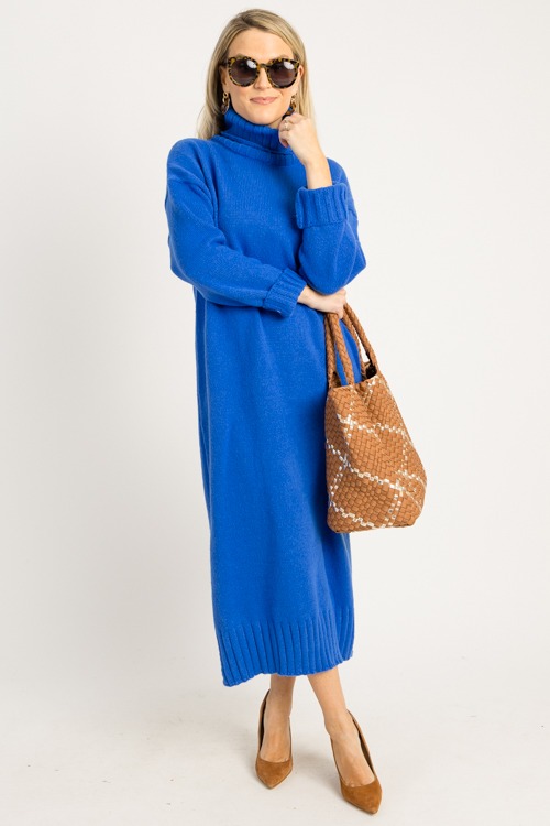 Melina Sweater Midi, Royal Blue