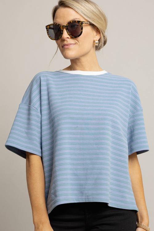Kate Stripe Tee, D Blue/White - 0930-63.jpg