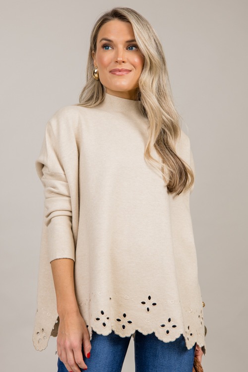 Eyelet Hem Sweater, Oatmeal - 0930-83h.jpg