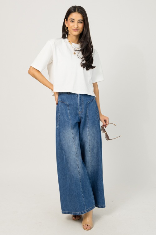 Pleat Detail Denim Pants - 1-180.jpg