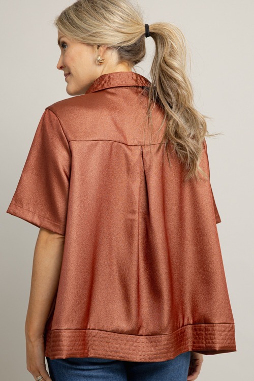 Shimmering Collared Shirt, Brown - 1001-33.jpg