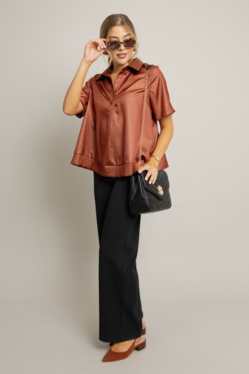 Shimmering Collared Shirt, Brown - 1001-35.jpg