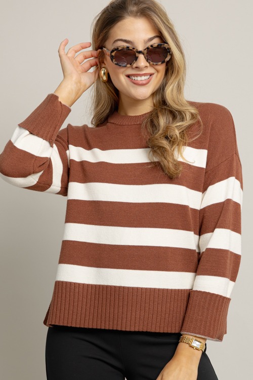 Ava Stripe Sweater, Chestnut/Cream - 1001-65.jpg