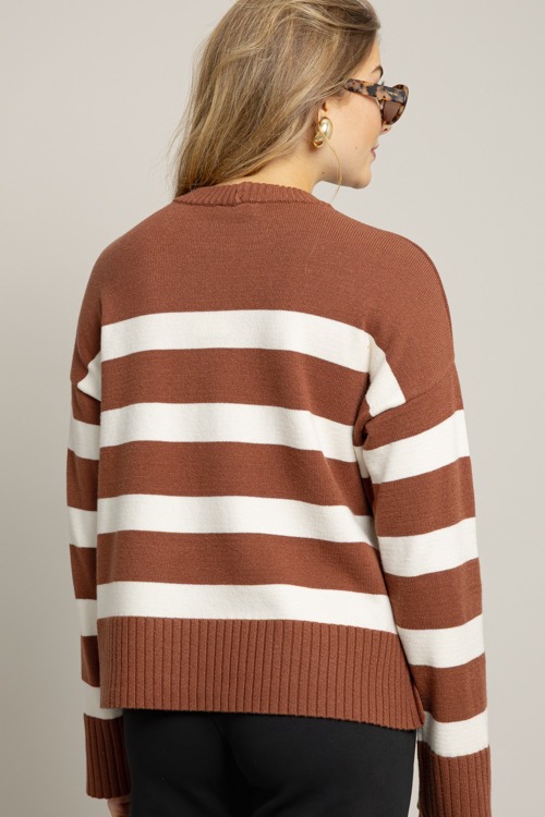 Ava Stripe Sweater, Chestnut/Cream - 1001-68.jpg