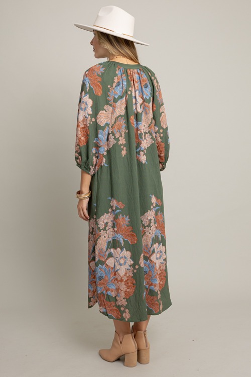 Button Up Floral Midi, Olive - 1001-88.jpg