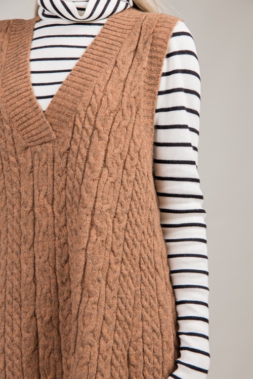 Cable Sweater Vest Tunic, Pecan - 1001-88h.jpg