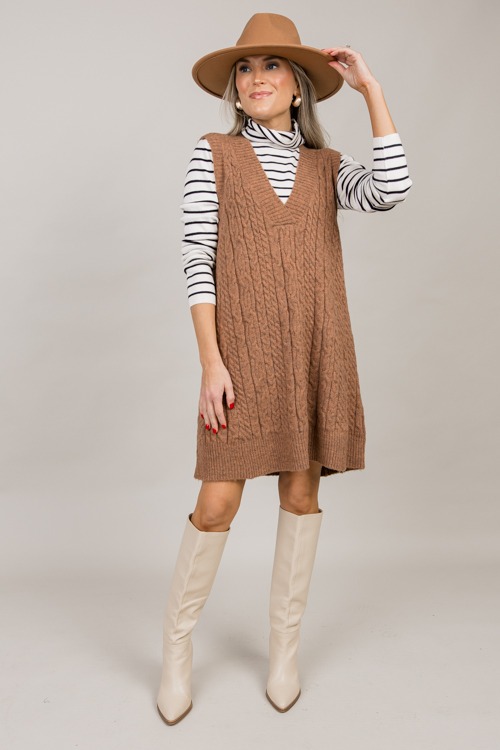 Cable Sweater Vest Tunic, Pecan - 1001-89.jpg