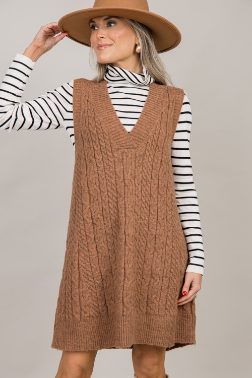 Cable Sweater Vest Tunic, Pecan - 1001-91.jpg