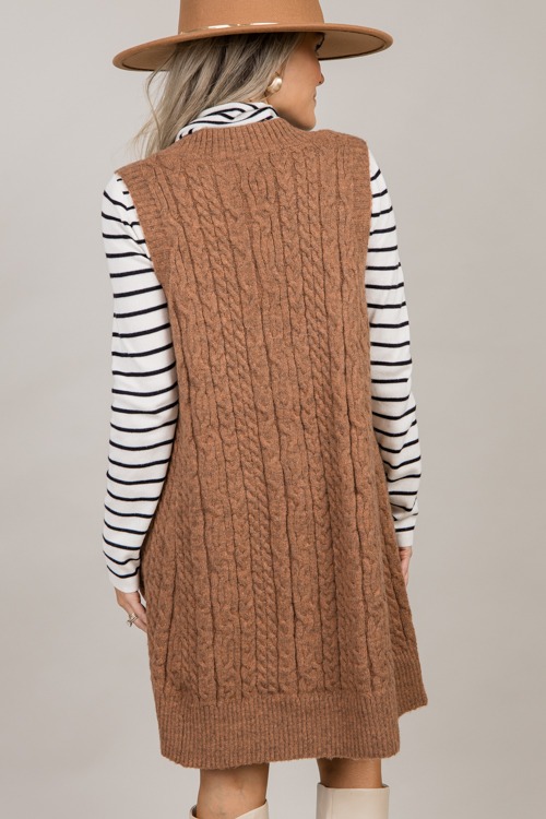 Cable Sweater Vest Tunic, Pecan - 1001-92.jpg