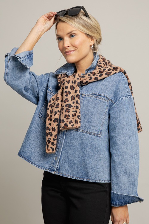 Leopard Crew Neck Sweater, Camel - 1001-93h.jpg