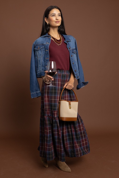 Plaid Maxi Skirt, Berry Multi - 1002-111.jpg