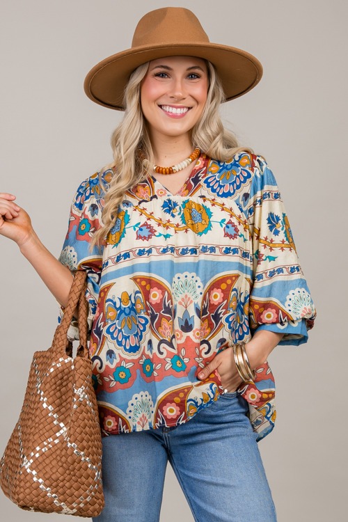 Raven Floral Top, Blue Mix - 1002-114.jpg