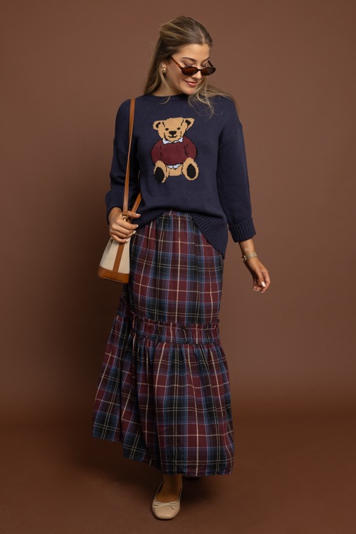 Plaid Maxi Skirt, Berry Multi - 1002-191.jpg