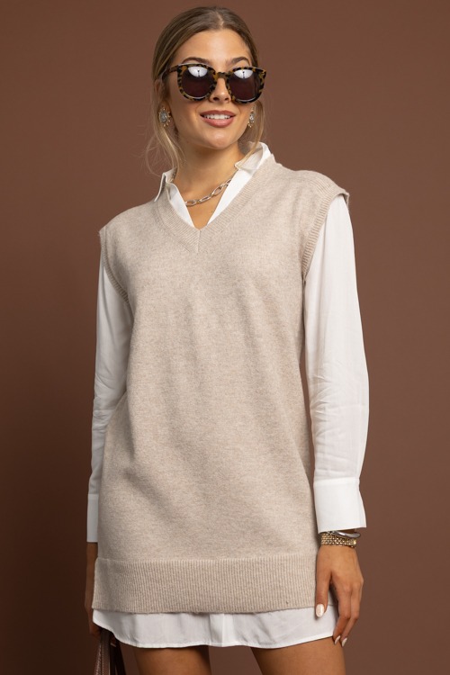 The Layered Look Dress, Beige/Cream - 1002-244.jpg