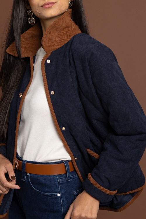 Two-Tone Corded Jacket, Navy - 1002-346.jpg