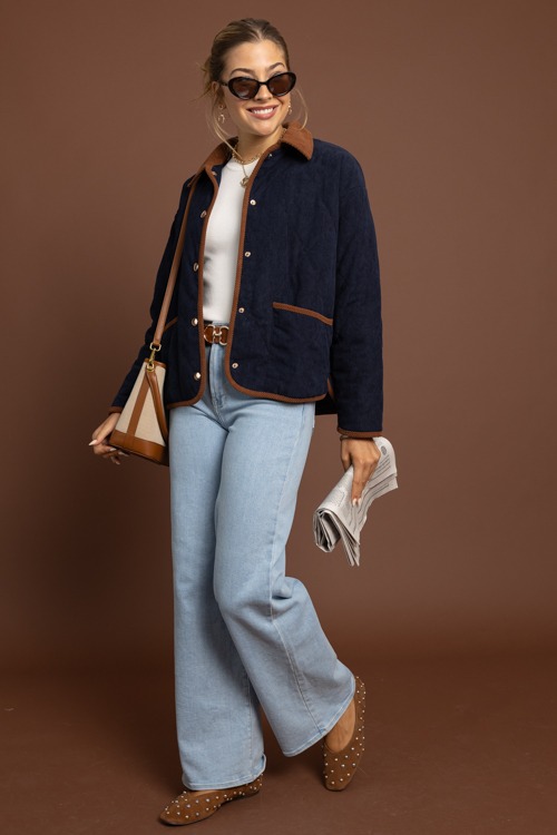 Two-Tone Corded Jacket, Navy - 1002-347.jpg
