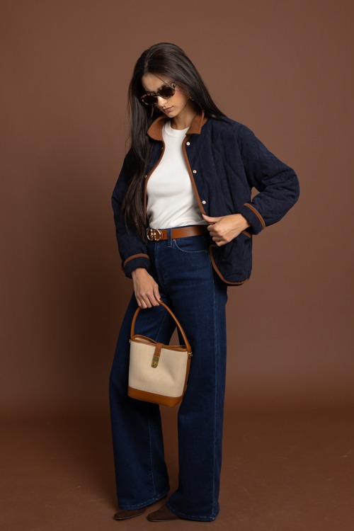 Two-Tone Corded Jacket, Navy - 1002-350.jpg