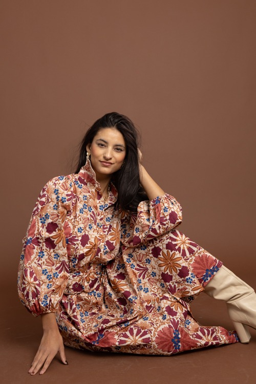 Floral Harvest Maxi, Cream Rust