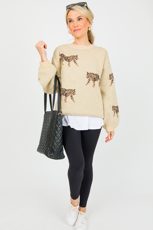 Tiger Sweater, Oatmeal