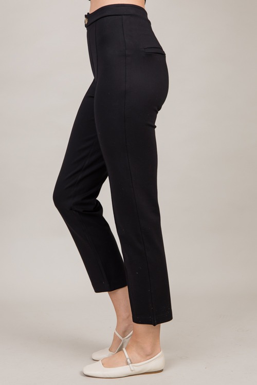 Ponte Straight Leg Pants, Black - 1002-84.jpg