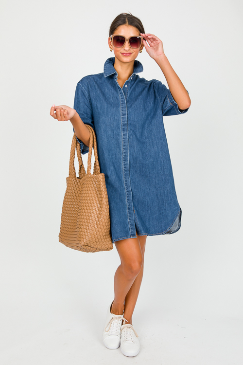 Classic Denim Shirt Dress