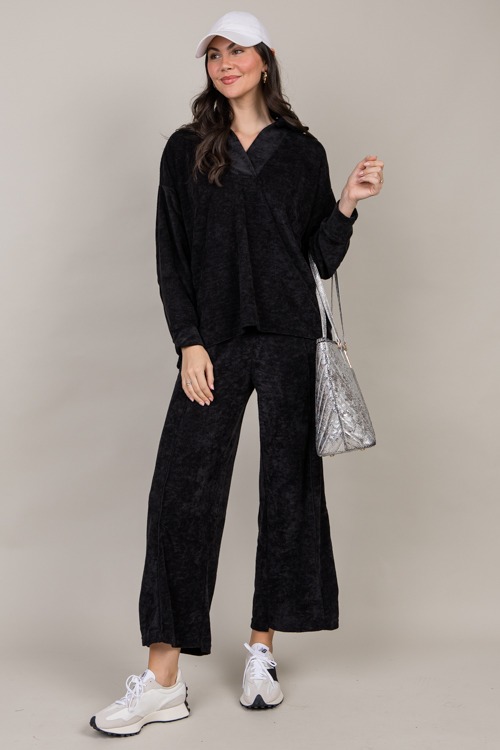 Textured Chenille Pants, Black - 1003-59.jpg