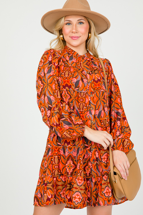 Harvest Moon Belted Dress