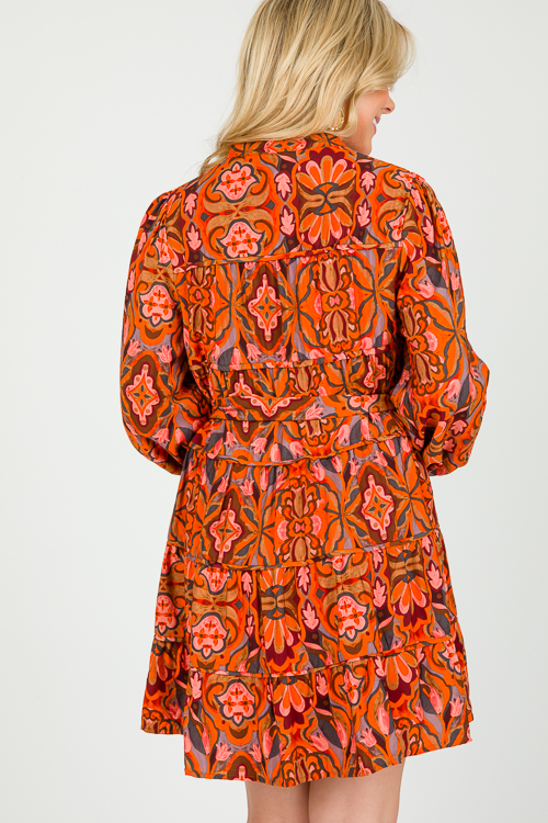 Harvest Moon Belted Dress