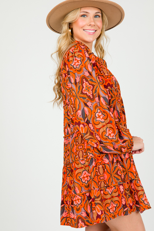 Harvest Moon Belted Dress