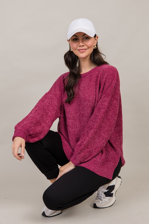 Macy Chenille Pullover, Magenta - 1004-120h.jpg